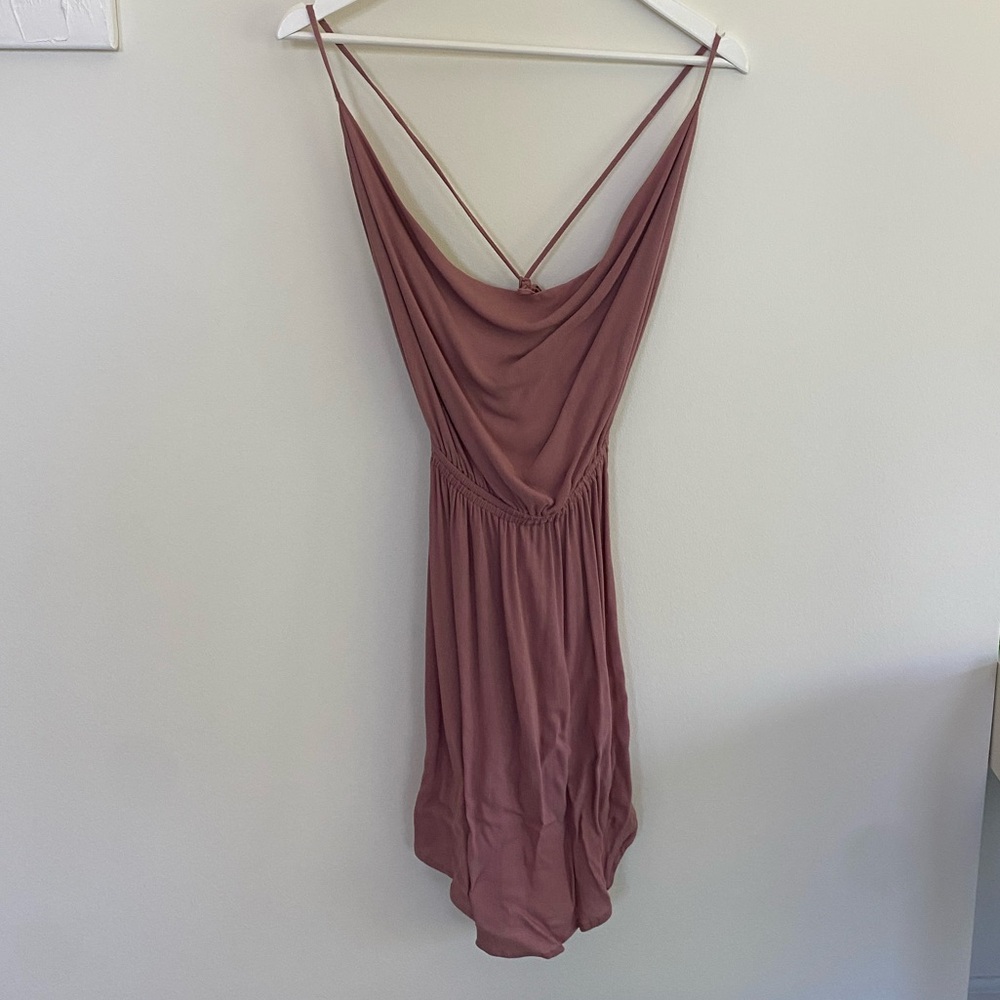 Indah Cowl Neck Mini Dress